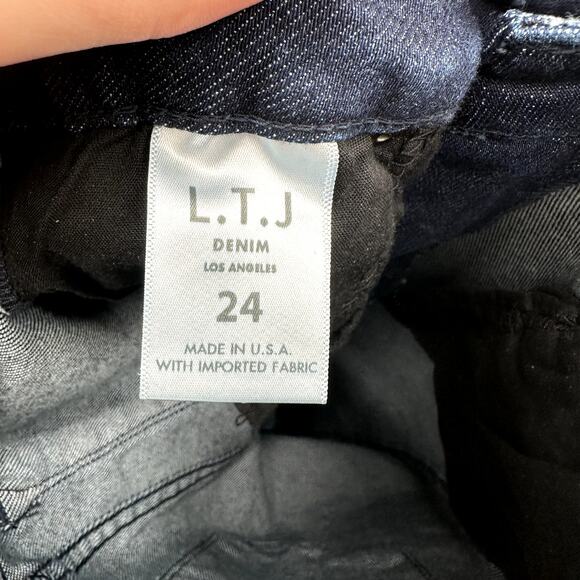LTJ  Letters to Juliet NWT Siena High Rise Straight Dark Denim Jean // 24 - Picture 8 of 9